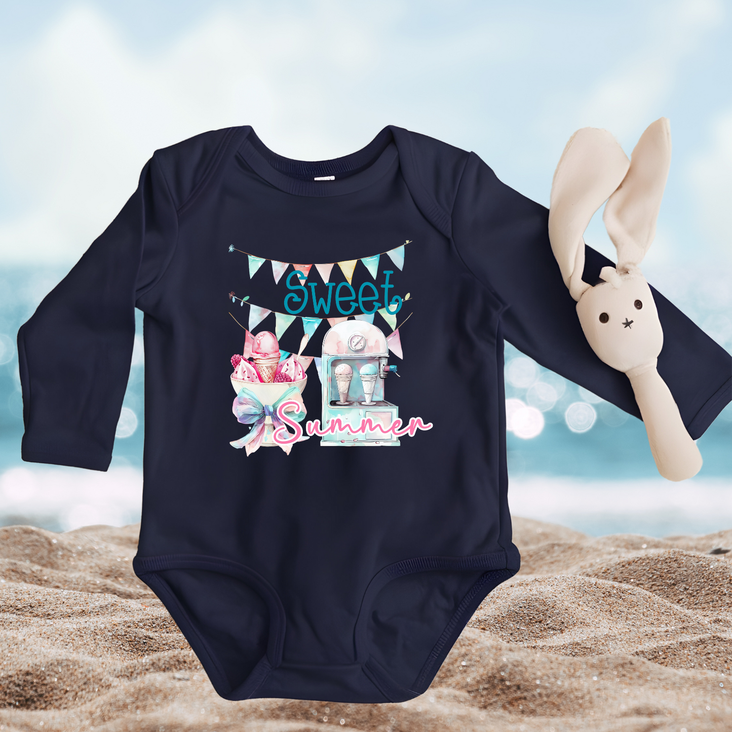 Sweet Summer Infant Long Sleeve Onesie