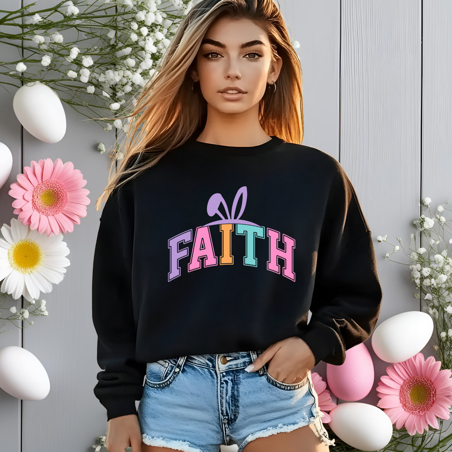 Easter Faith Crewneck Sweatshirt