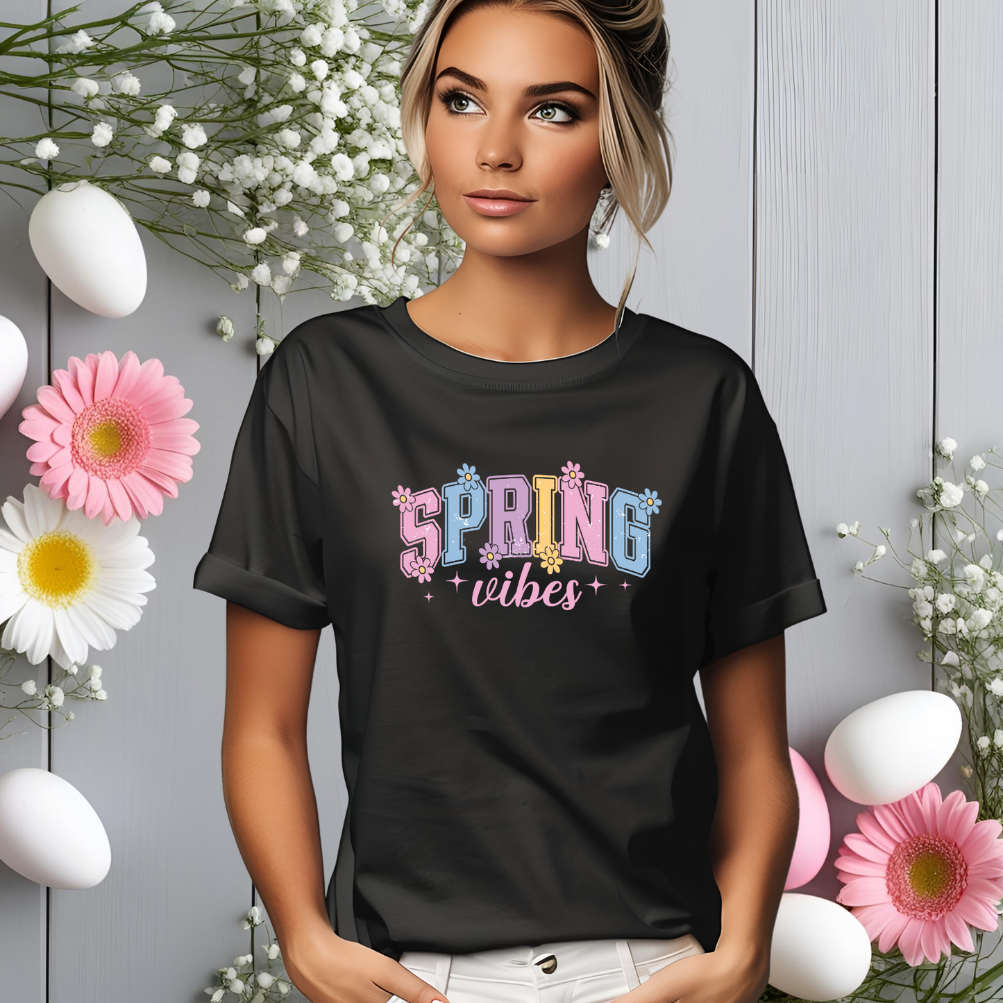 Varsity Spring Vibes T-Shirt