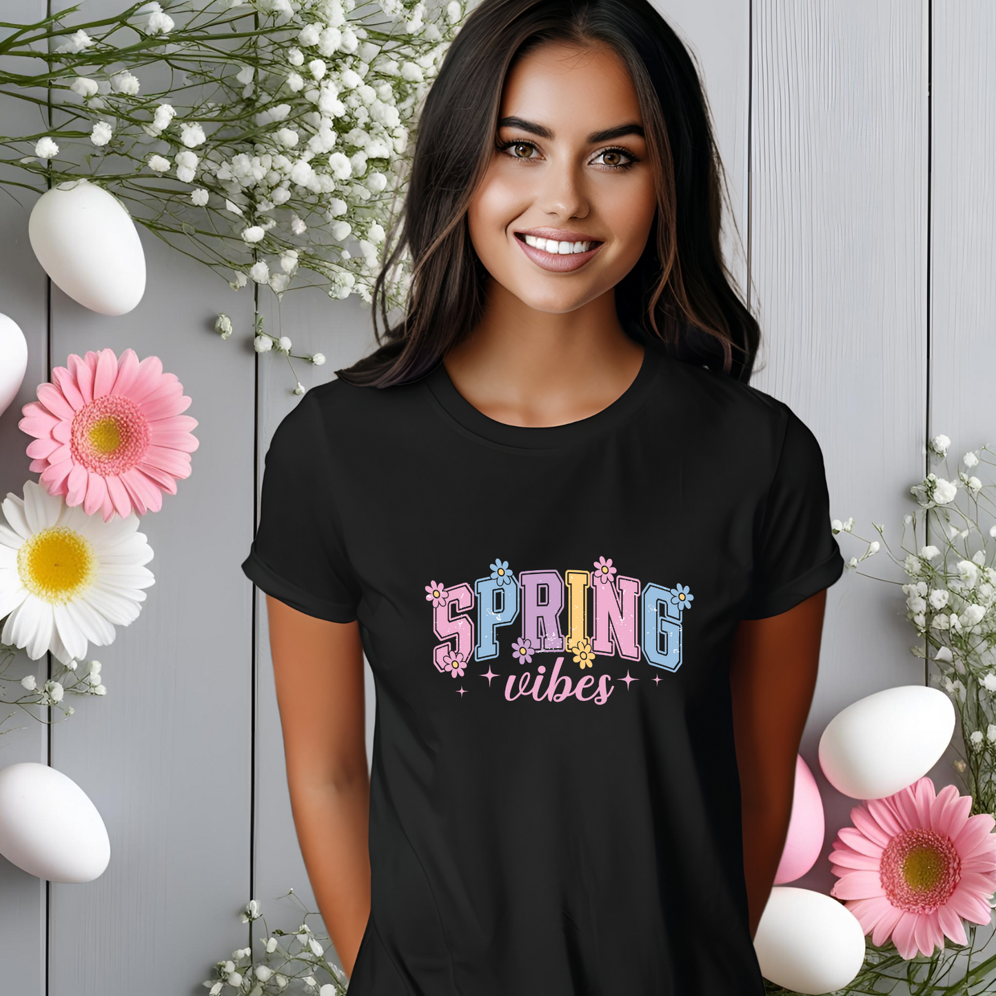 Varsity Spring Vibes T-Shirt