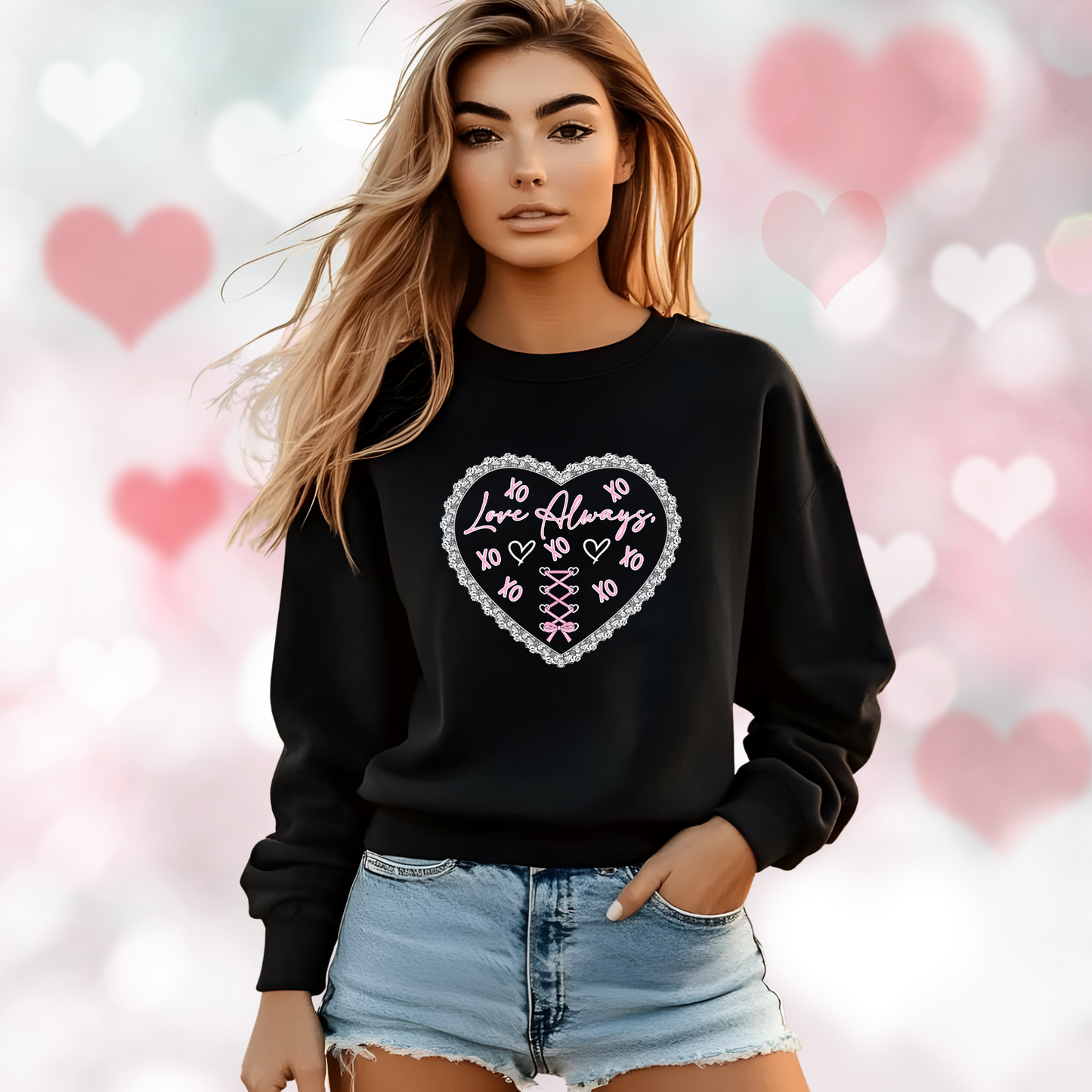 Love Always, XoXo Crewneck Sweatshirt