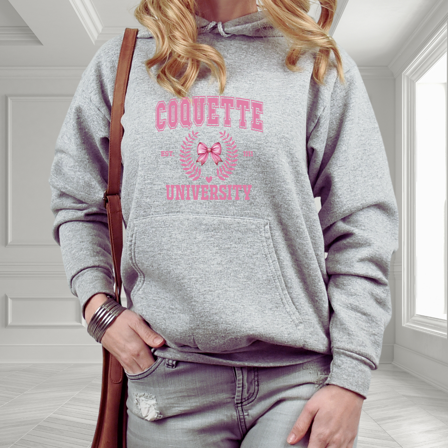 Coquette University Pullover Hoodie