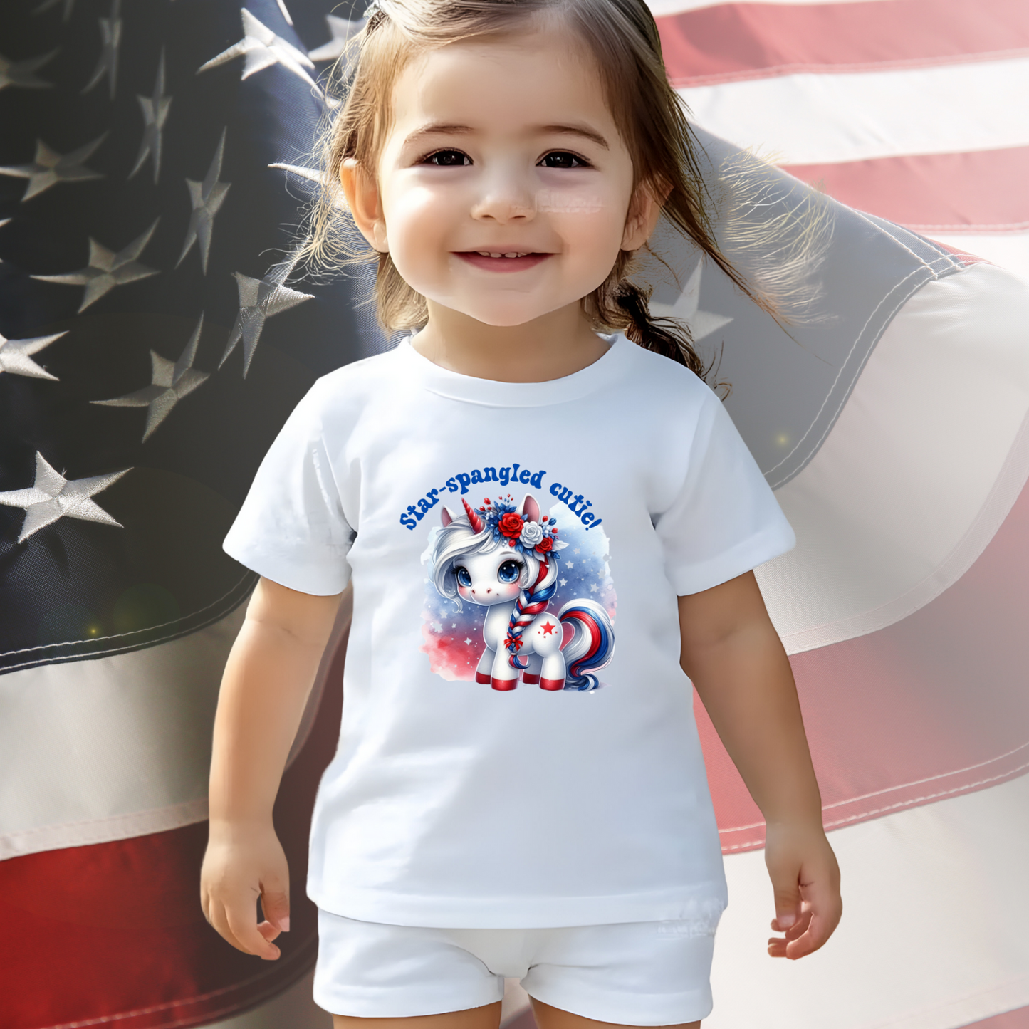Star-Spangled Cutie Toddler T-Shirt