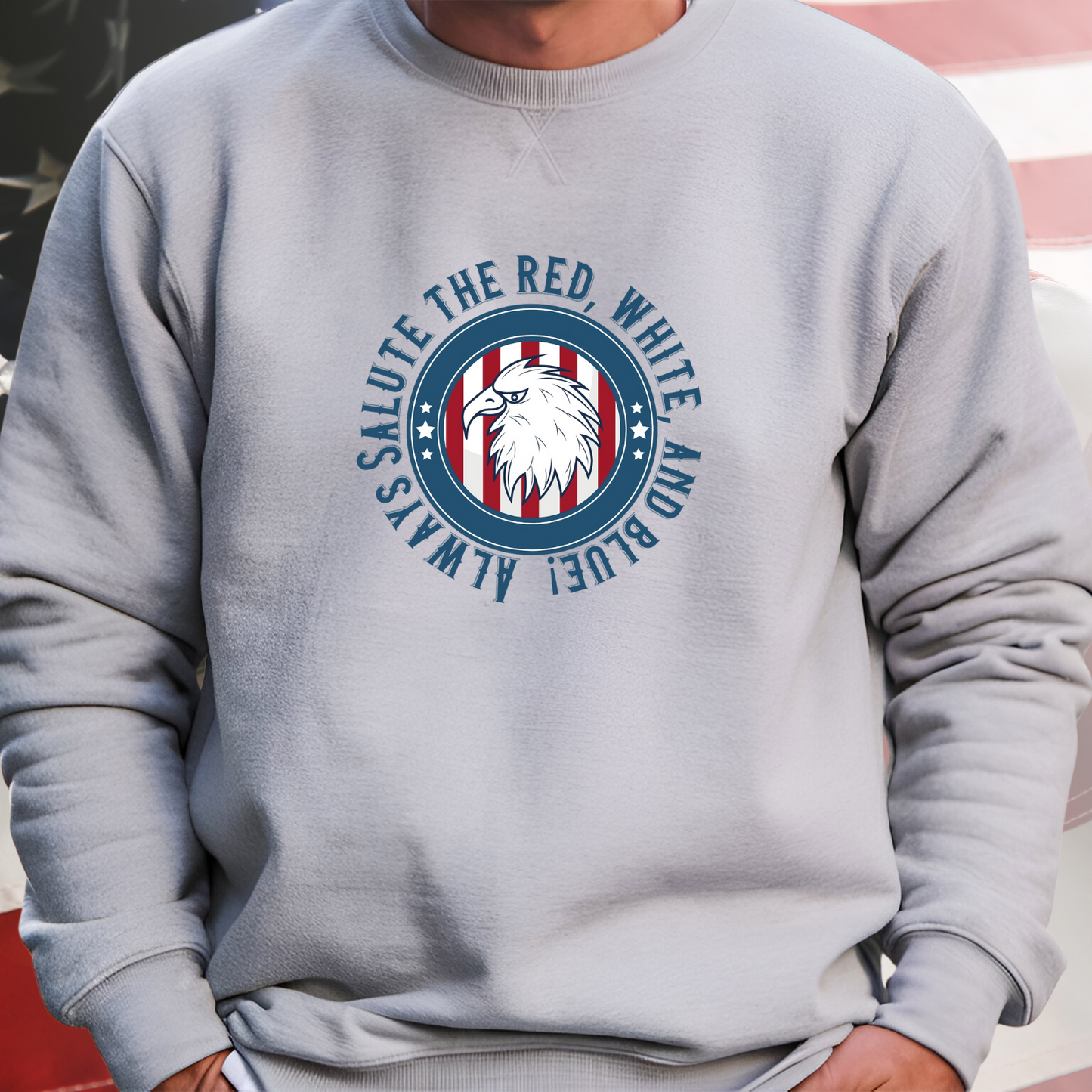 Always Salute Crewneck Sweatshirt