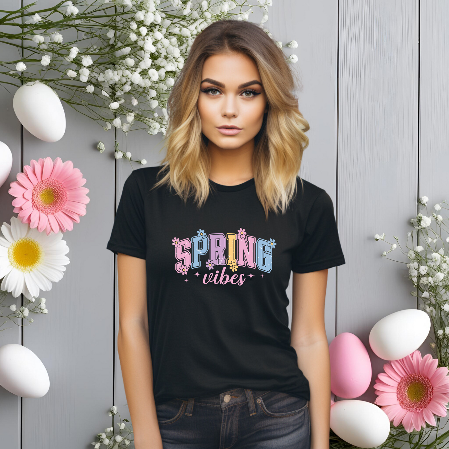 Varsity Spring Vibes T-Shirt
