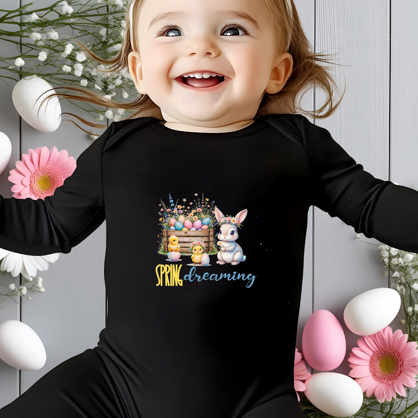 Spring Dreaming Infant Long Sleeve Onesie