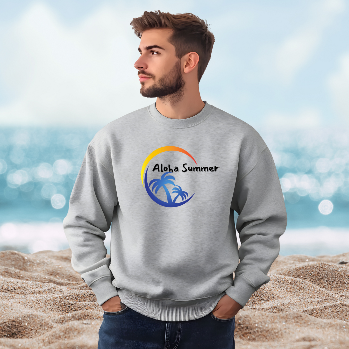 Aloha Summer Crewneck Sweatshirt