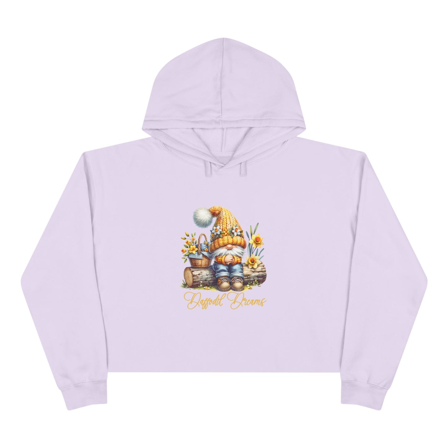 Daffodil Dreams Crop Hoodie