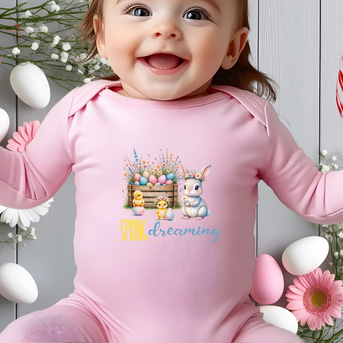Spring Dreaming Infant Long Sleeve Onesie