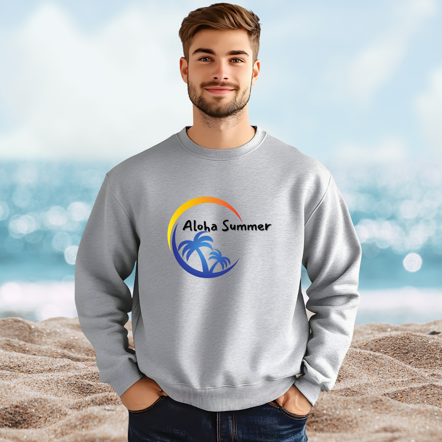 Aloha Summer Crewneck Sweatshirt