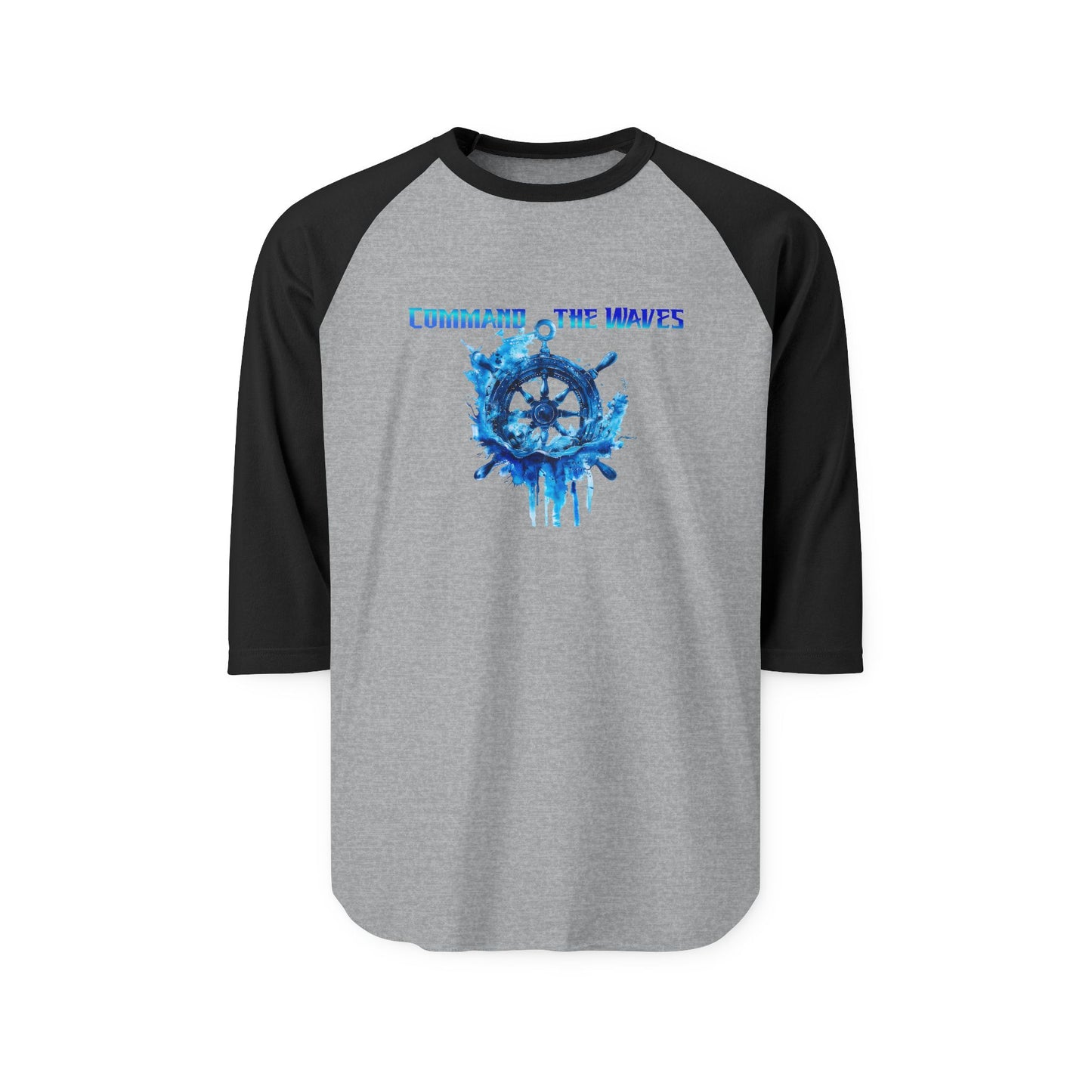 Command The Waves Baseball Tee