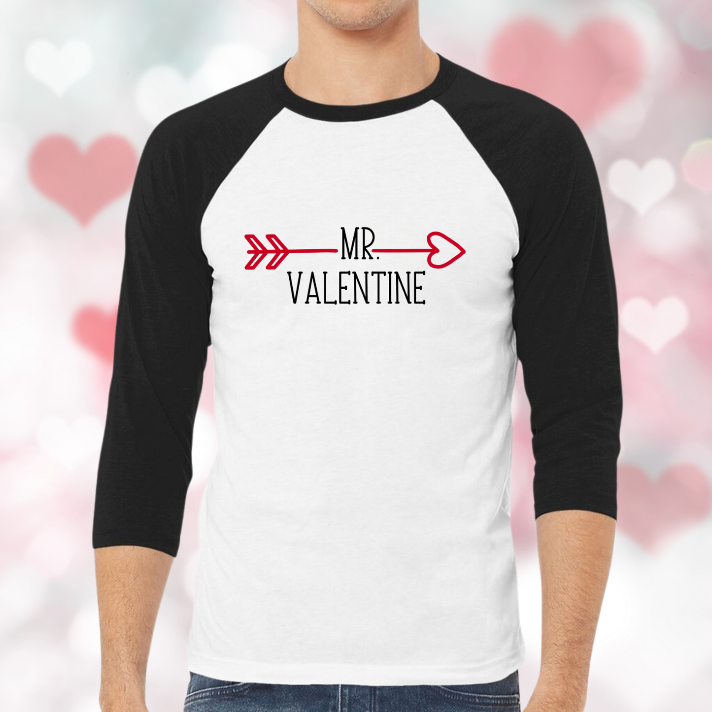 Mr. Valentine Baseball Tee