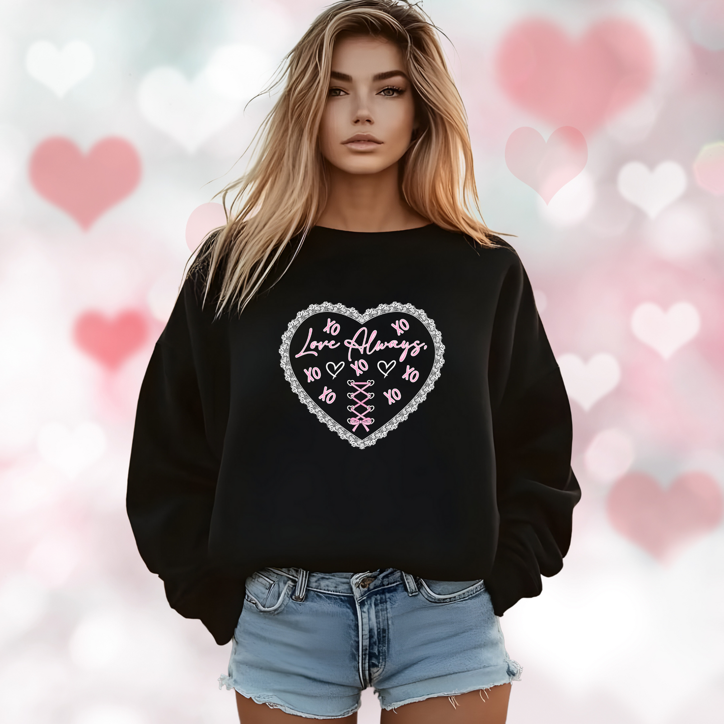 Love Always, XoXo Crewneck Sweatshirt
