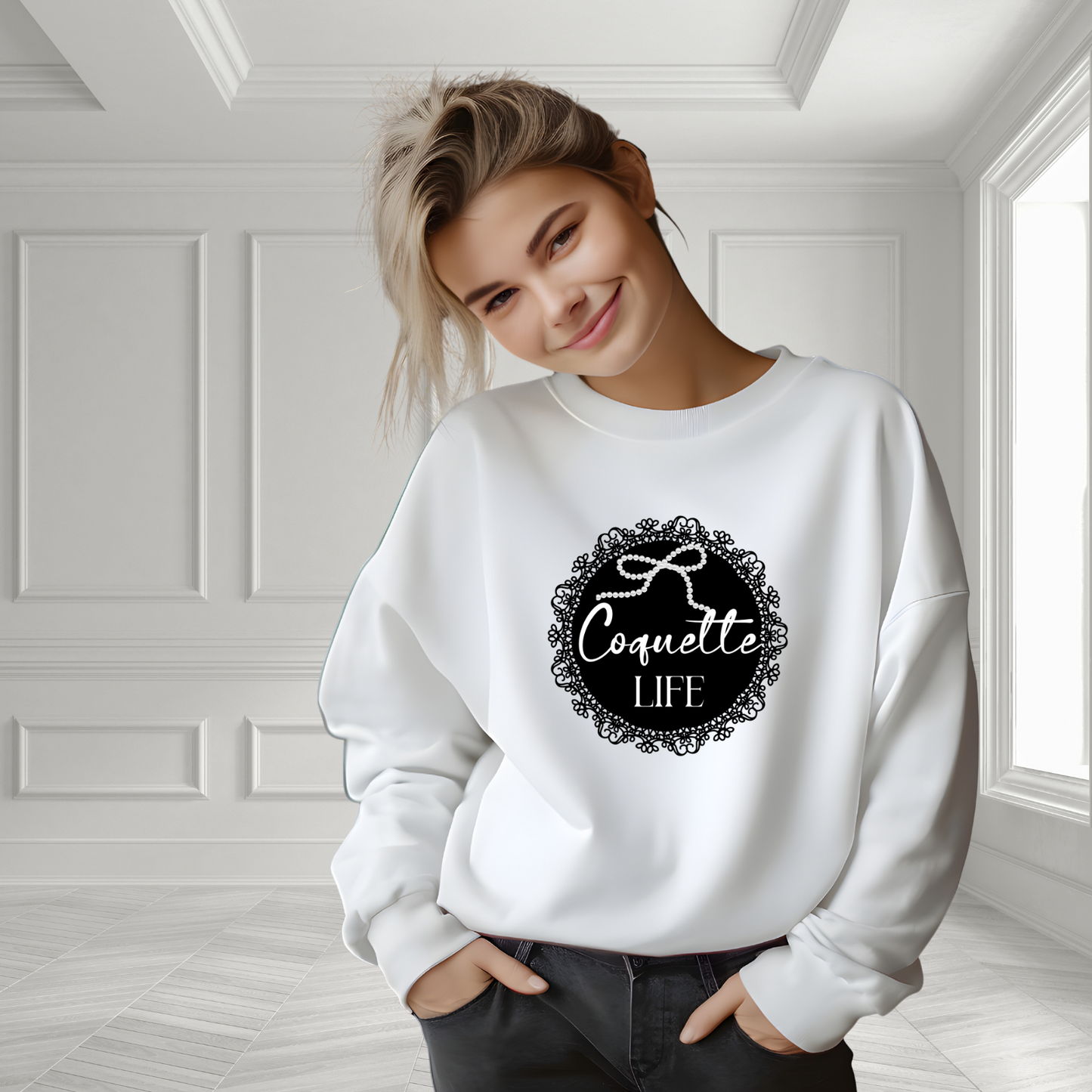 Coquette Life Crewneck Sweatshirt