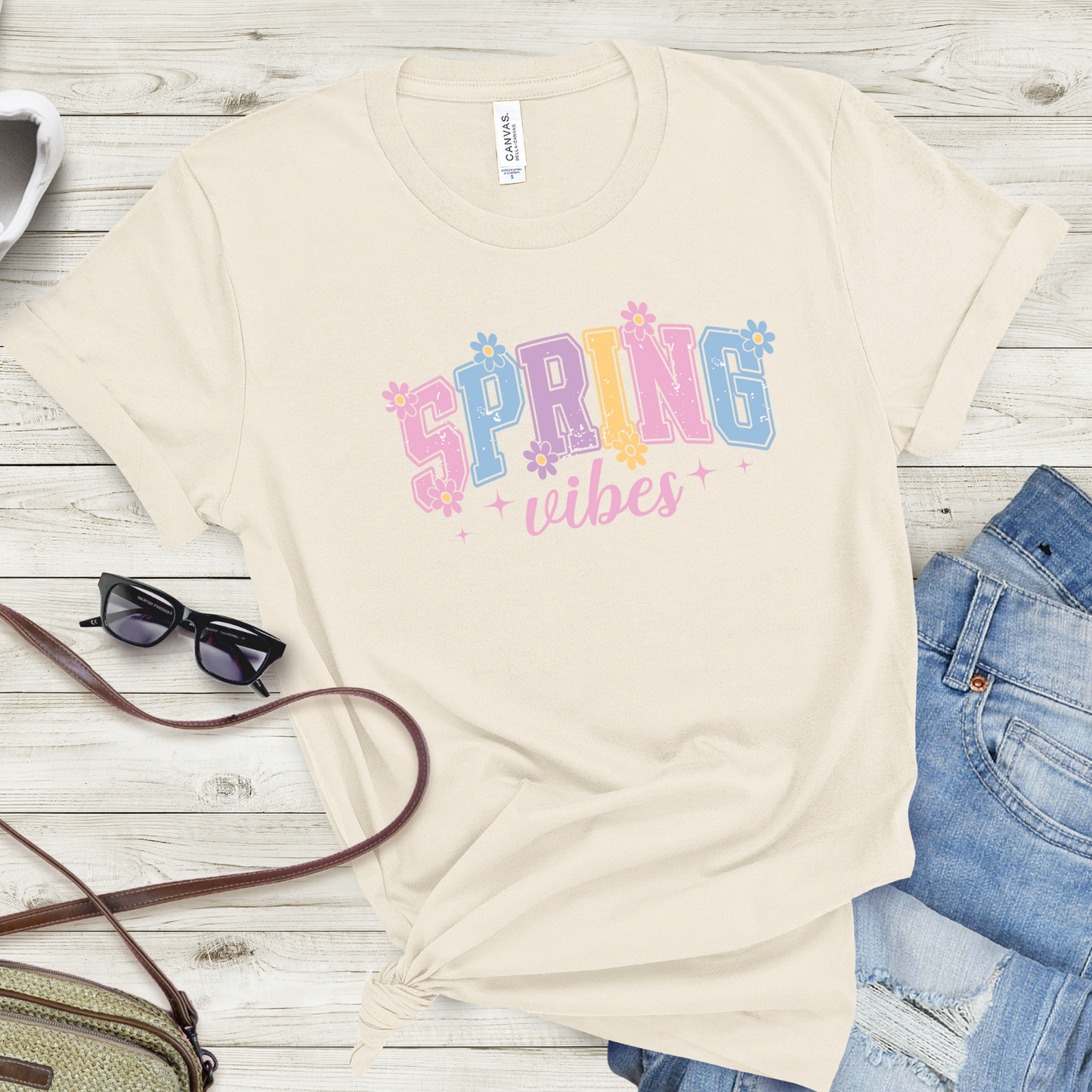 Varsity Spring Vibes T-Shirt