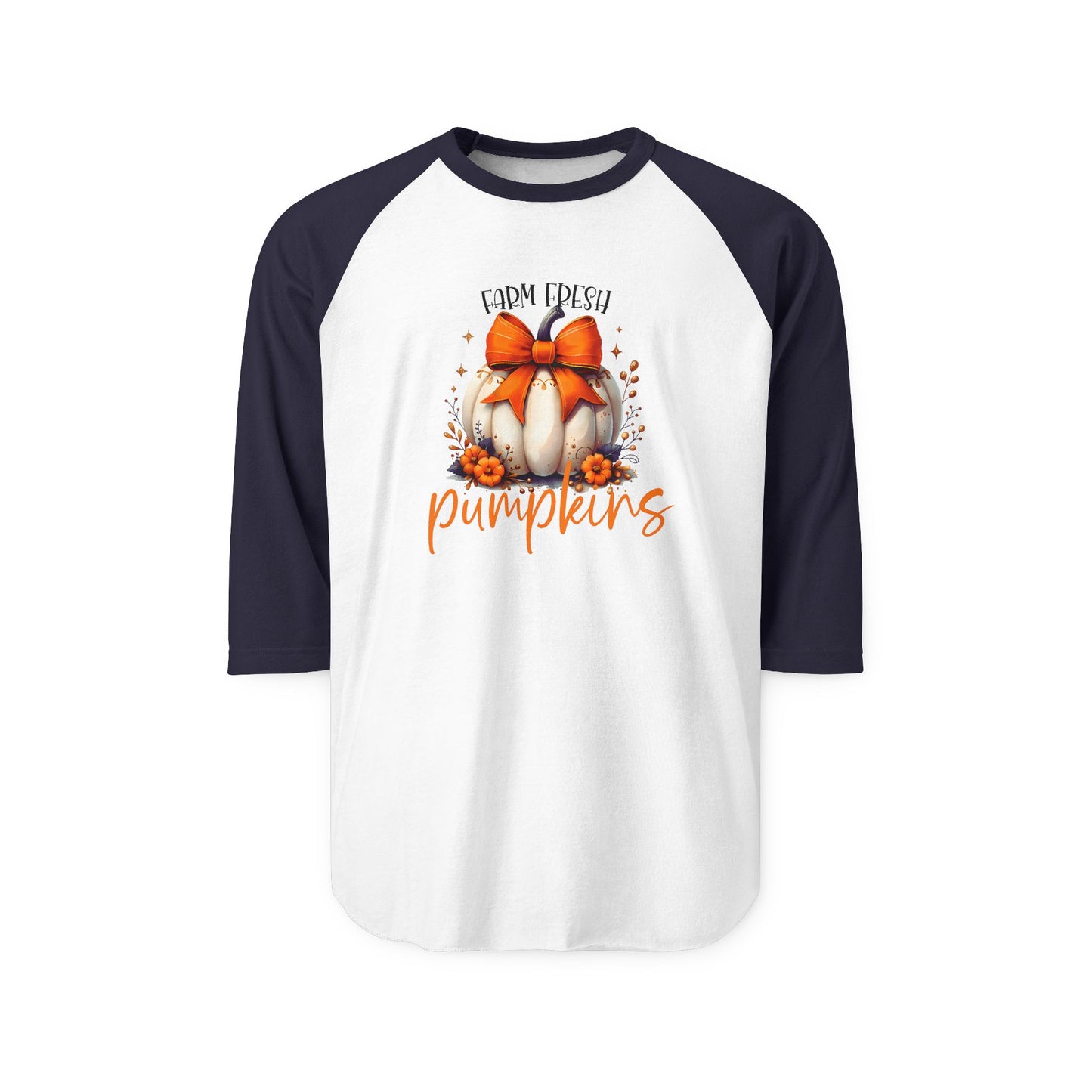 Farm Fresh Pumpkins Baseball Tee