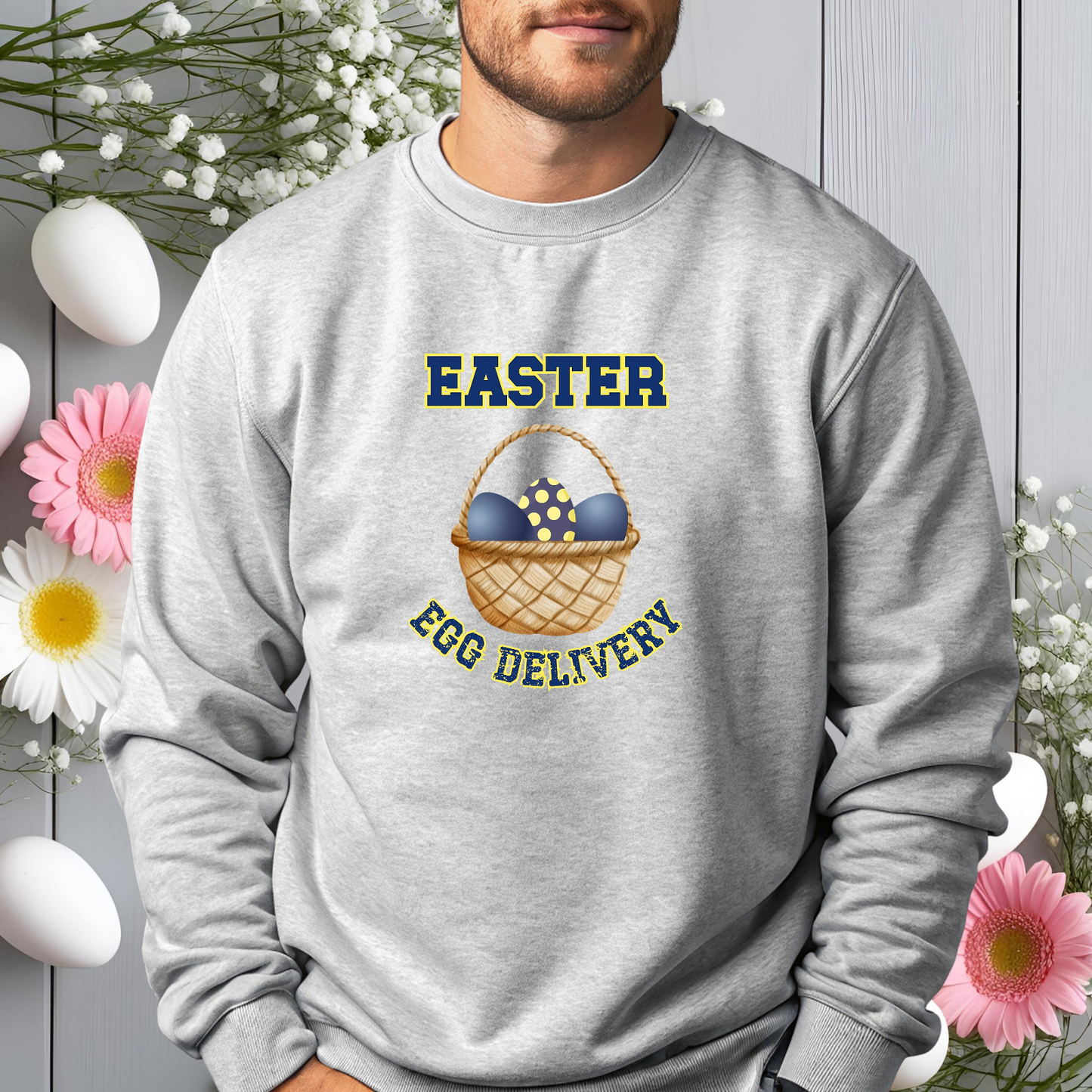 Easter Egg Delivery Crewneck Sweatshirt