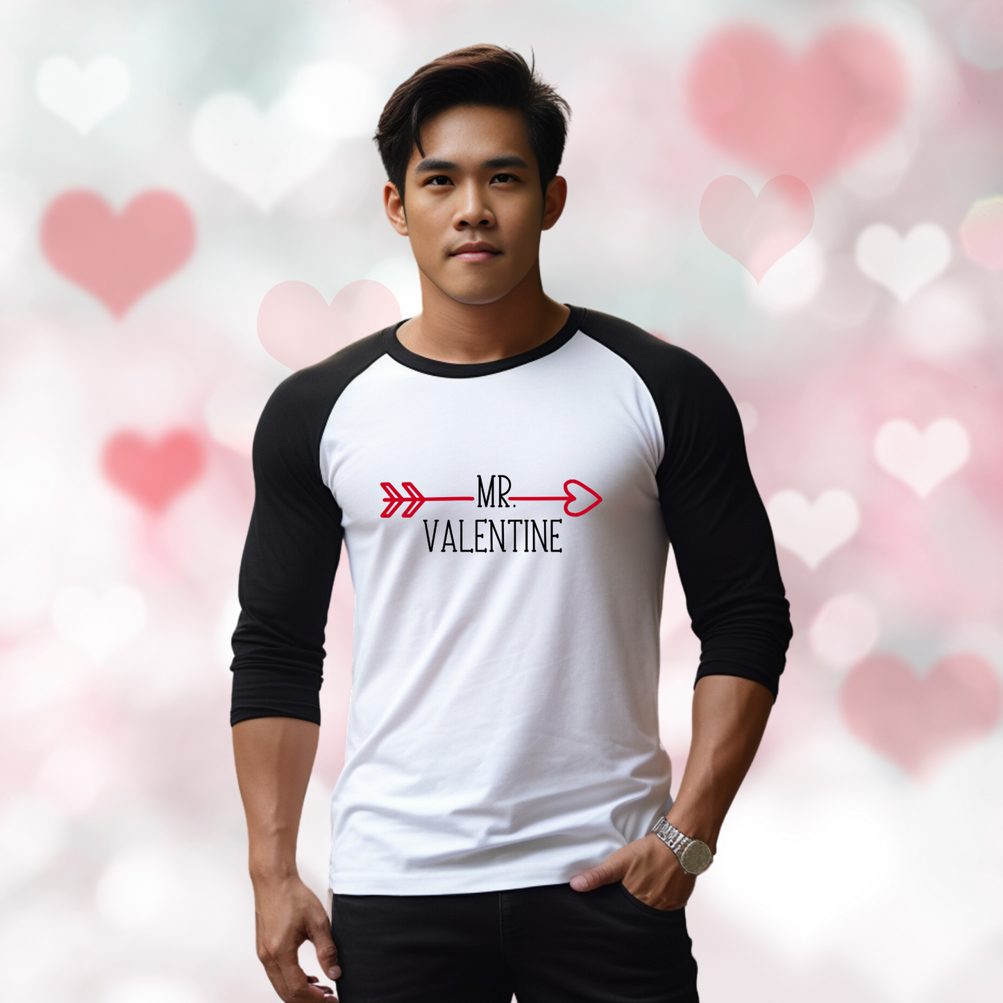 Mr. Valentine Baseball Tee