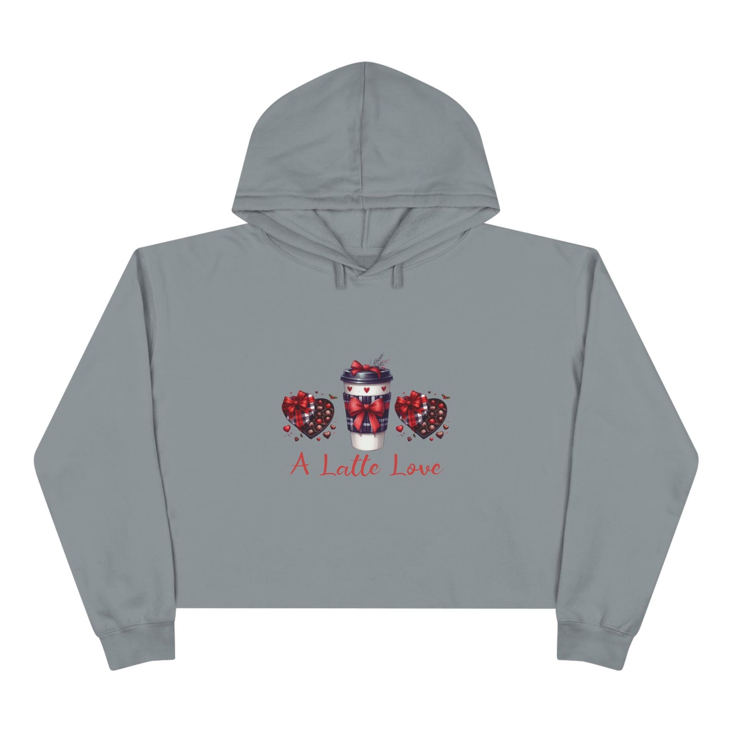 A Latte Love Crop Hoodie