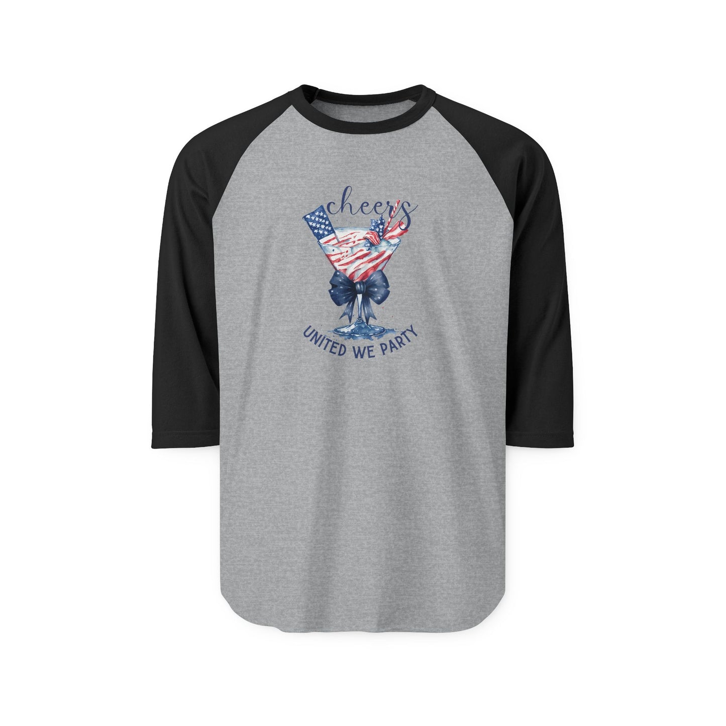 United We Party Baseball Tee