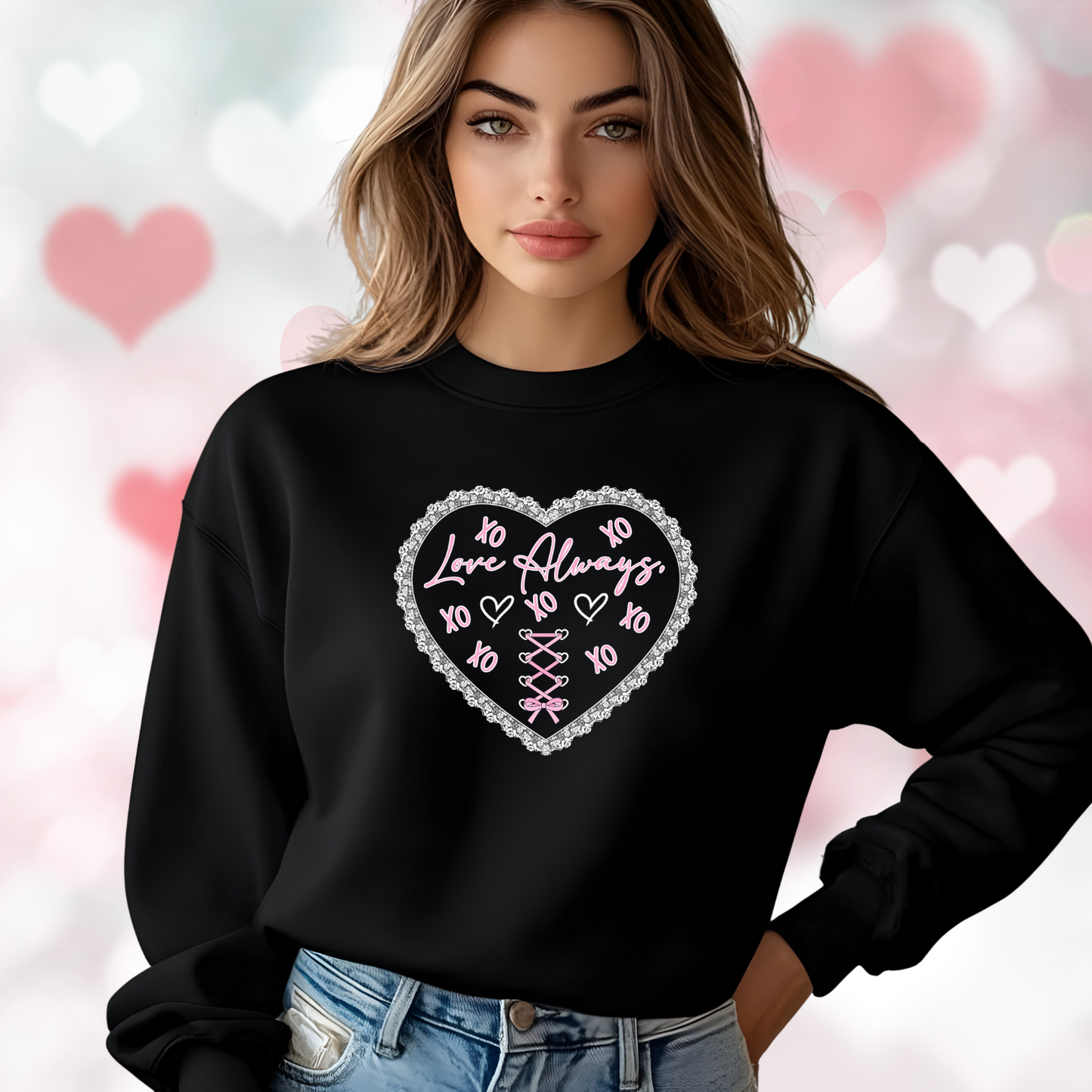 Love Always, XoXo Crewneck Sweatshirt