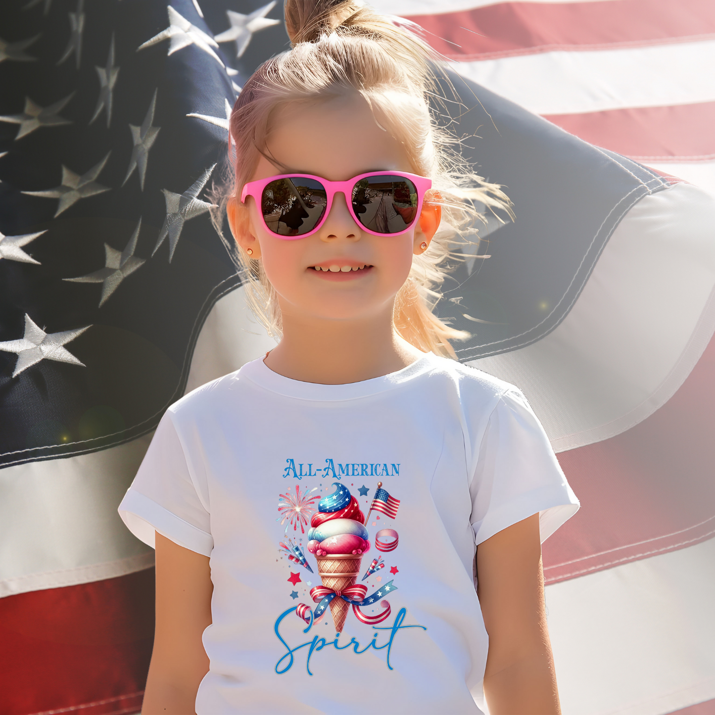 All-American Spirit Kid's T-Shirt