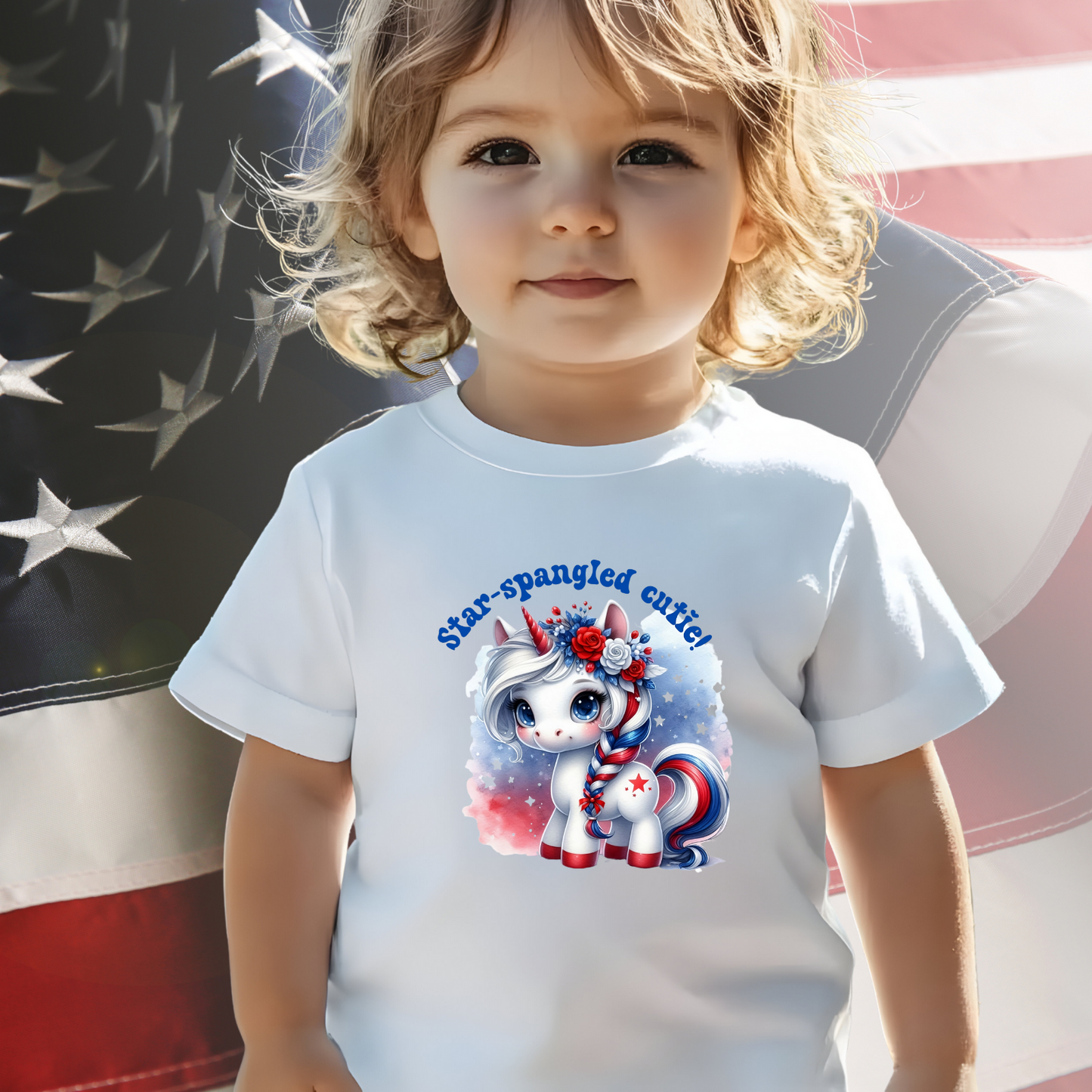 Star-Spangled Cutie Toddler T-Shirt