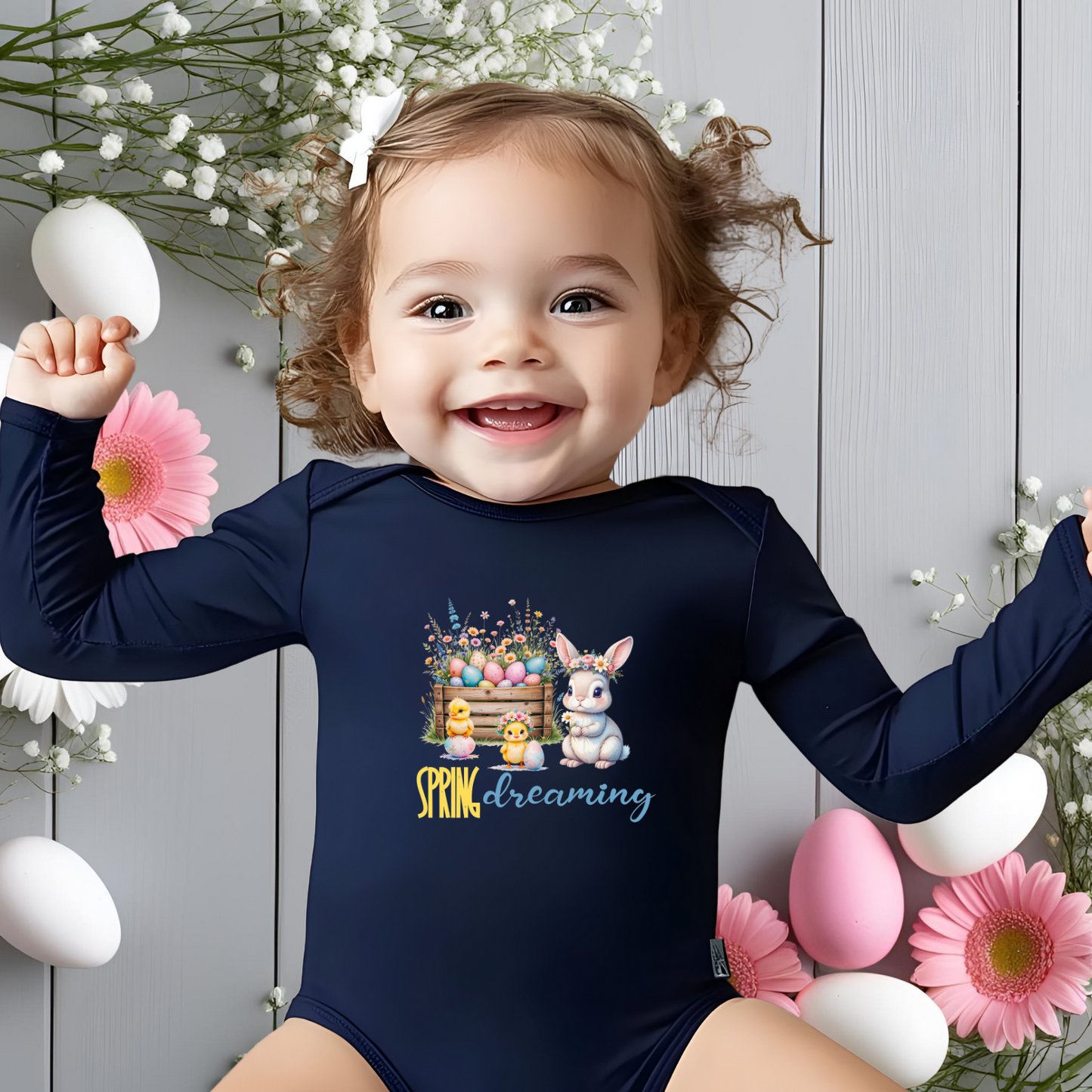 Spring Dreaming Infant Long Sleeve Onesie