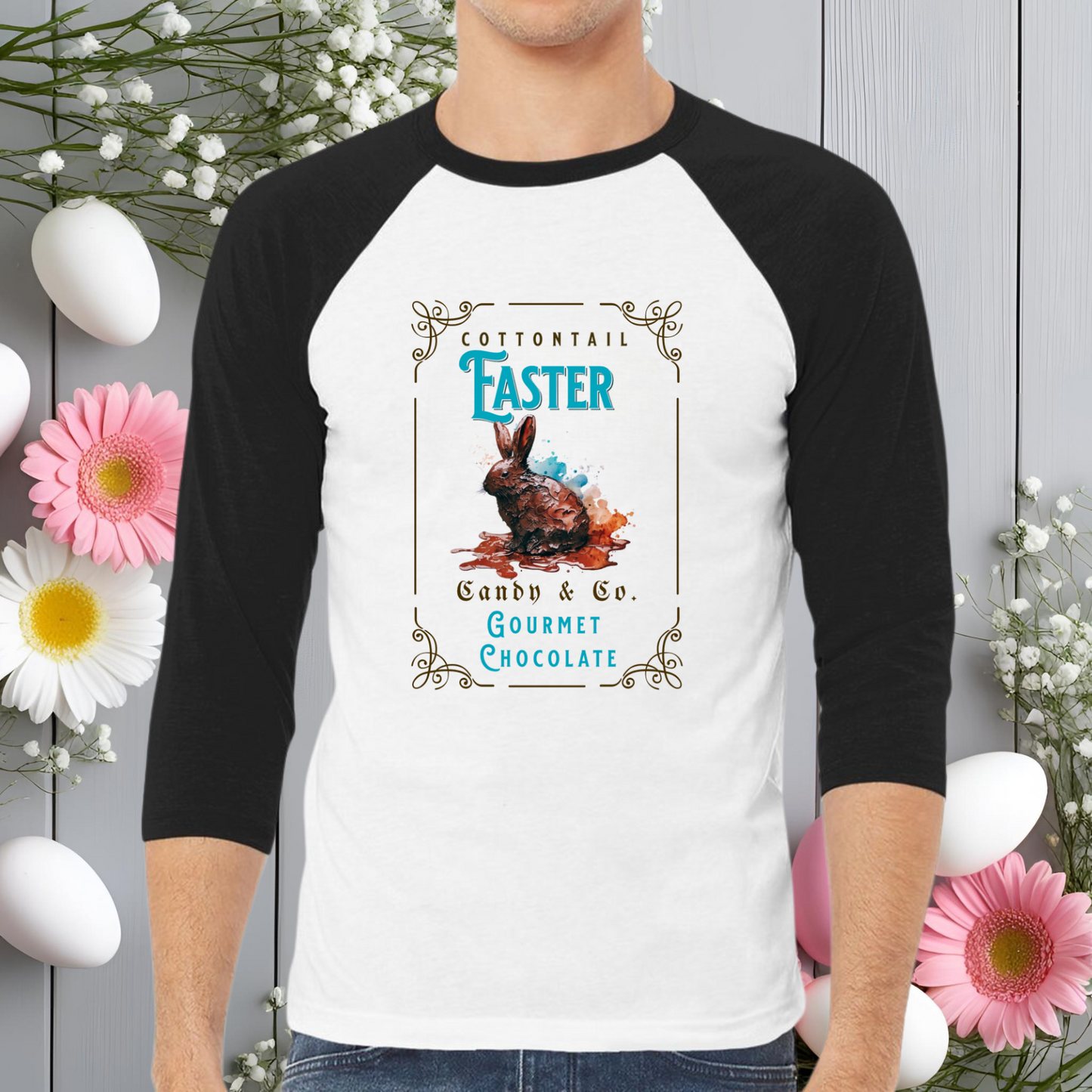 Cottontail Candy & Co Baseball Tee
