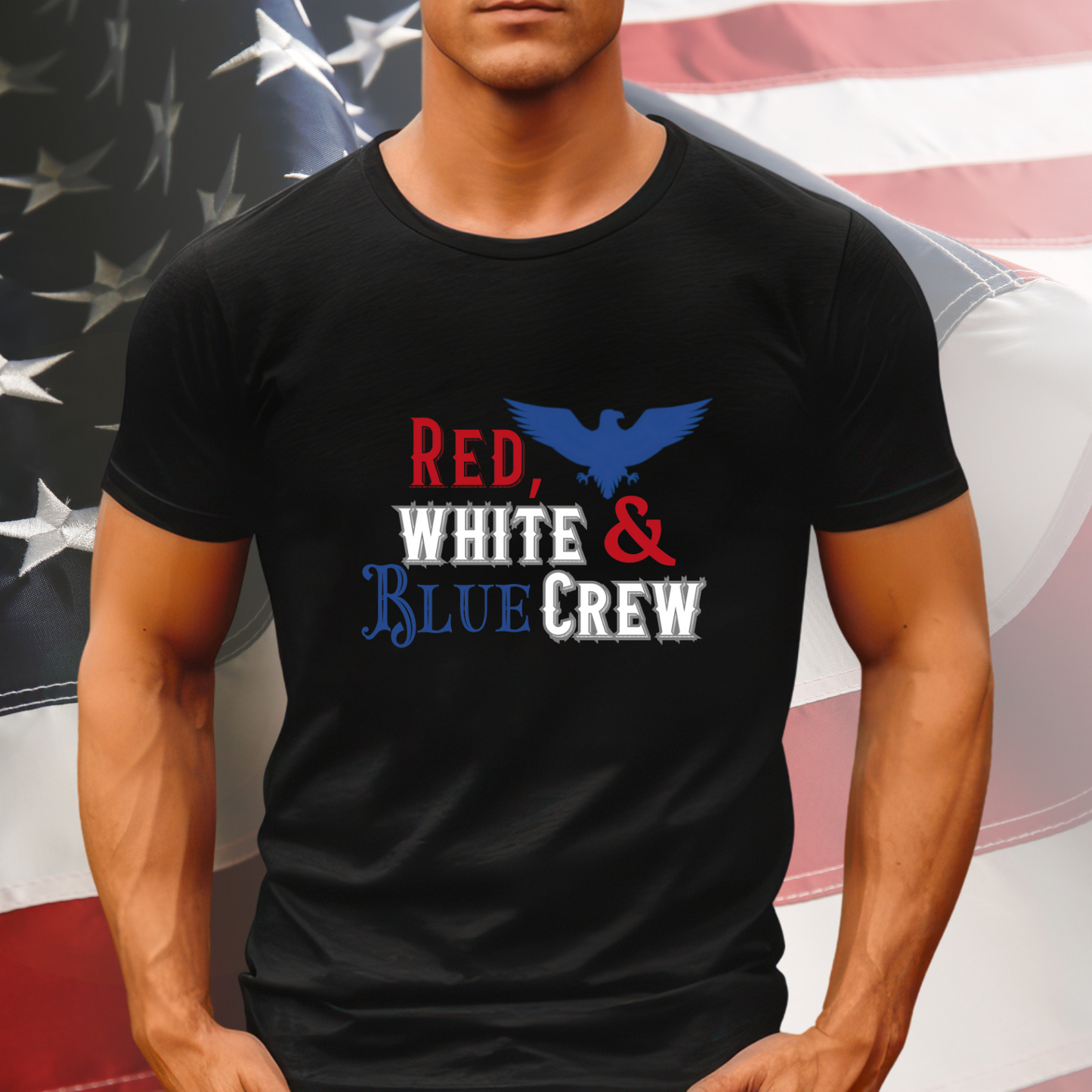 Red, White & Blue Crew T-Shirt