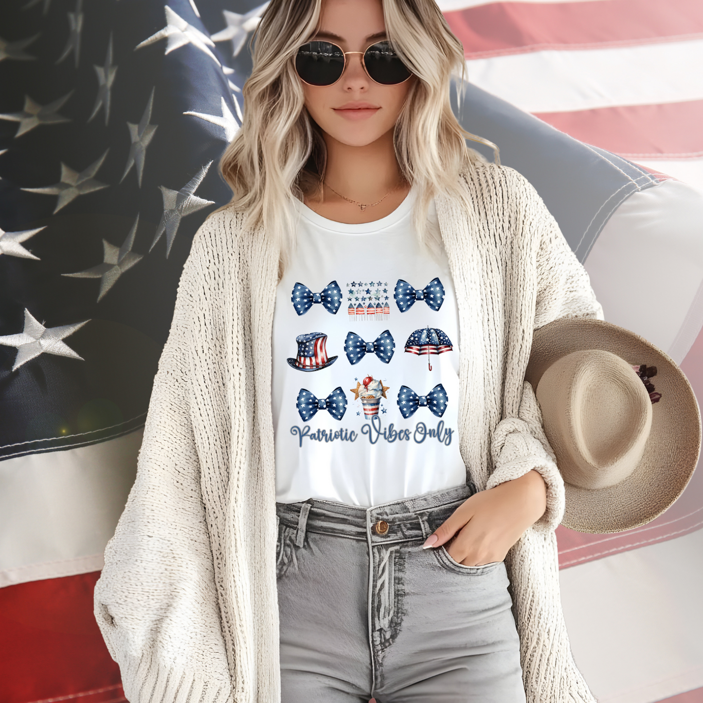 Patriotic Vibes Only T-Shirt