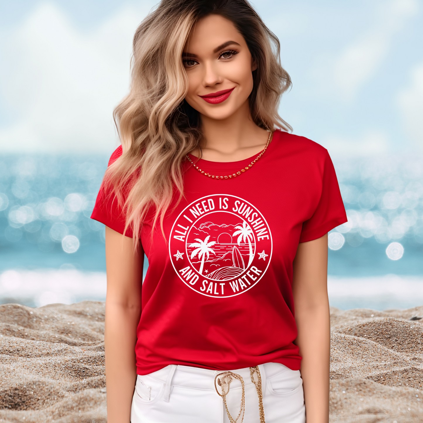 Sunshine And Salt Water T-Shirt