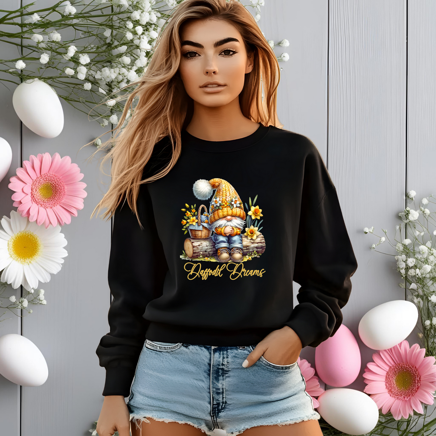 Daffodil Dreams Crewneck Sweatshirt