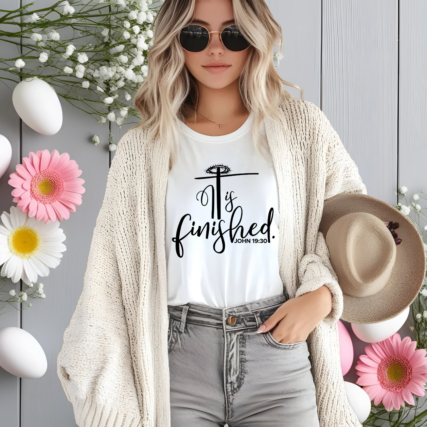 It Is Finished John 19:30 T-Shirt