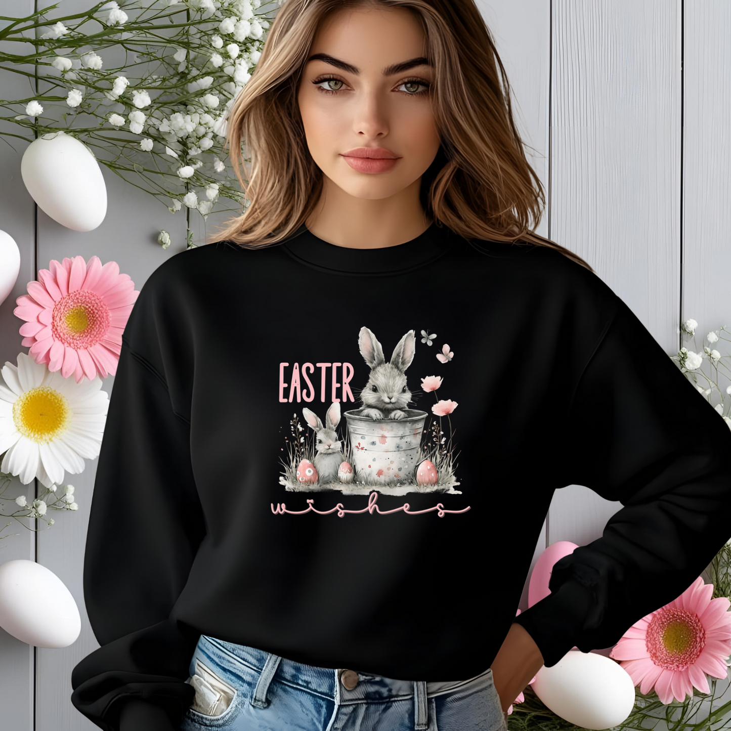 Easter Wishes Crewneck Sweatshirt