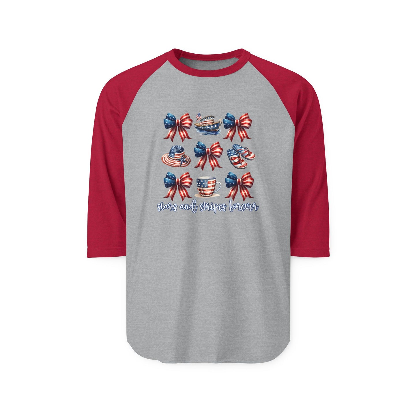 Stars and Stripes Forever Baseball Tee