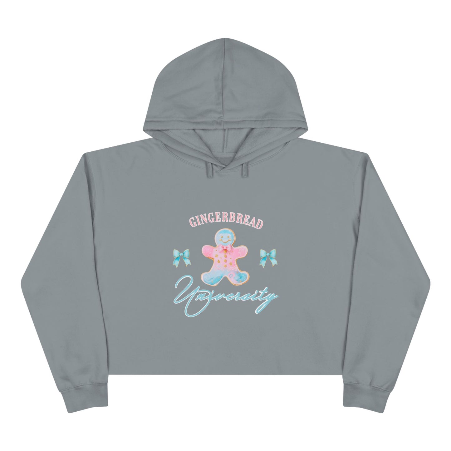 Gingerbread University Crop Hoodie