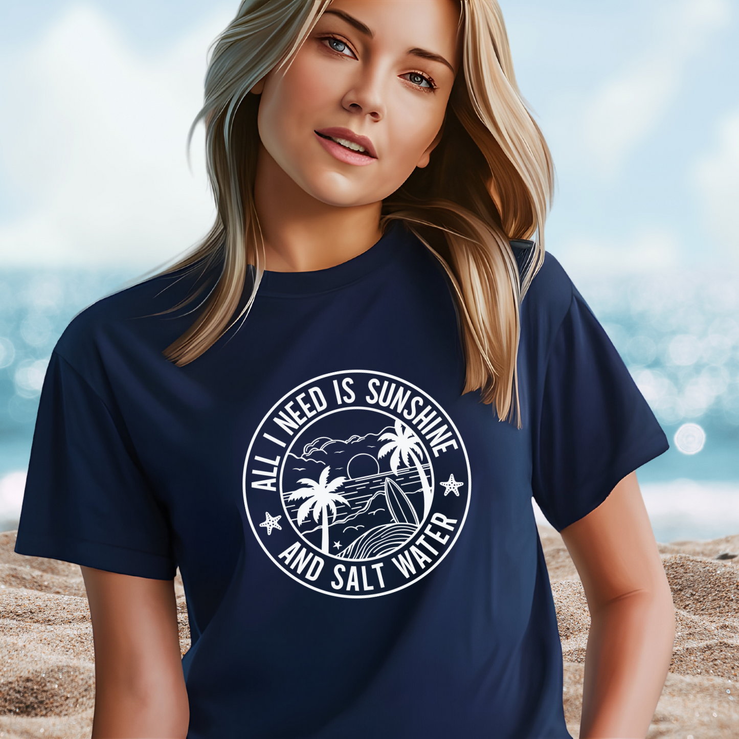 Sunshine And Salt Water T-Shirt