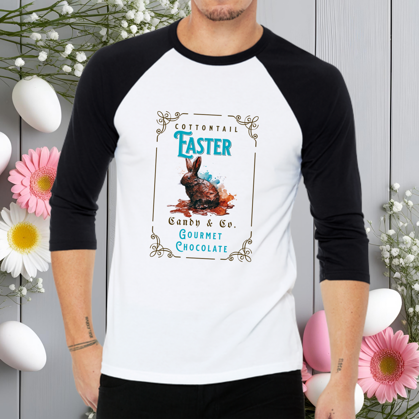 Cottontail Candy & Co Baseball Tee