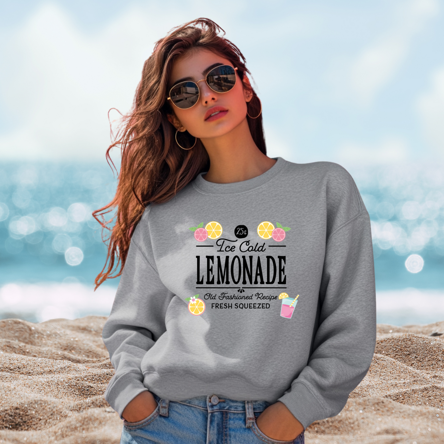 Ice Cold Lemonade Crewneck Sweatshirt