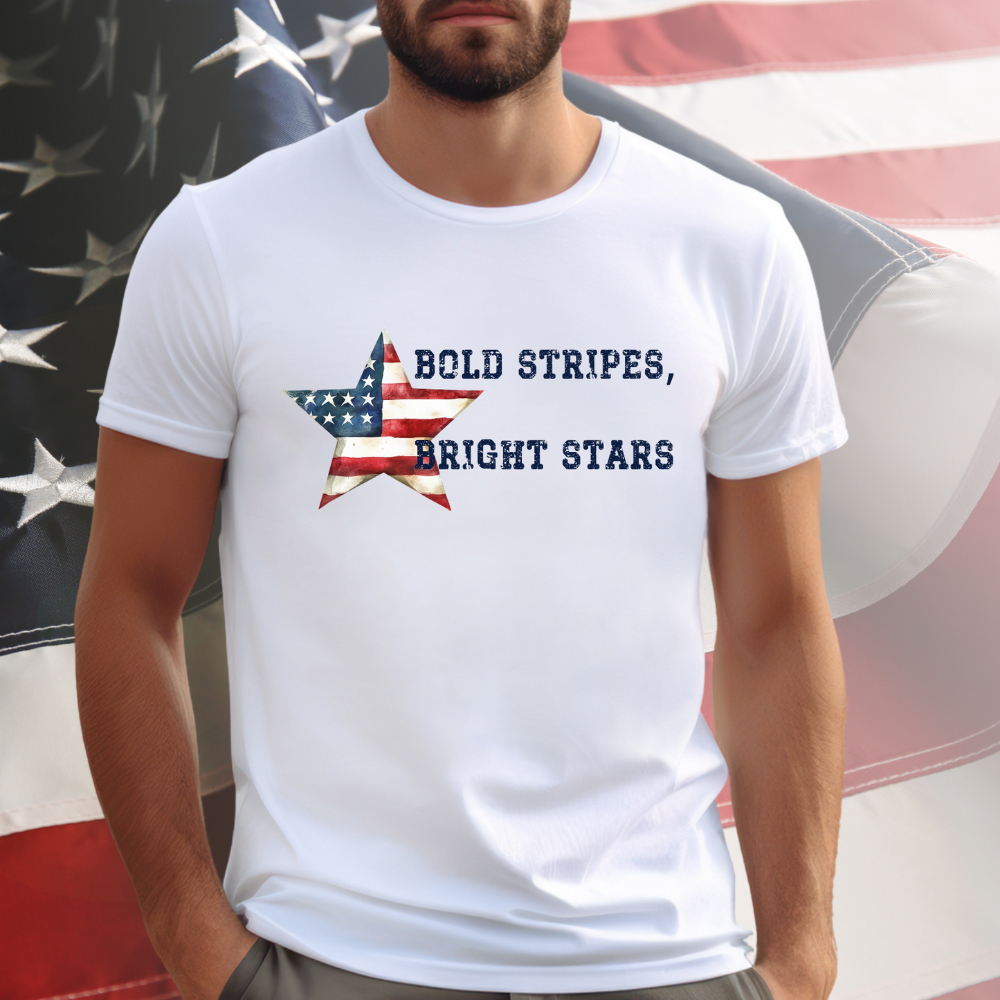Bold Stripes Bright Stars T-Shirt