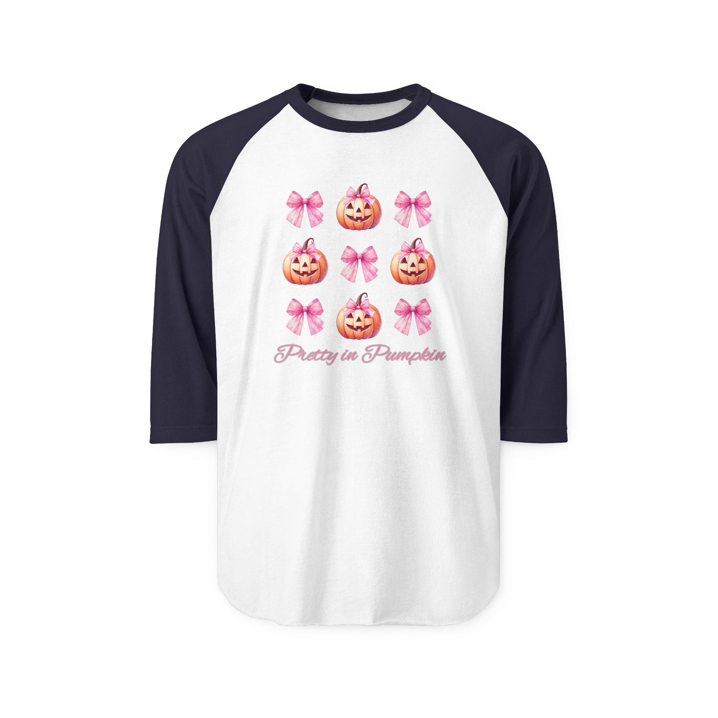 Pretty in Pumpkin Baseball Tee