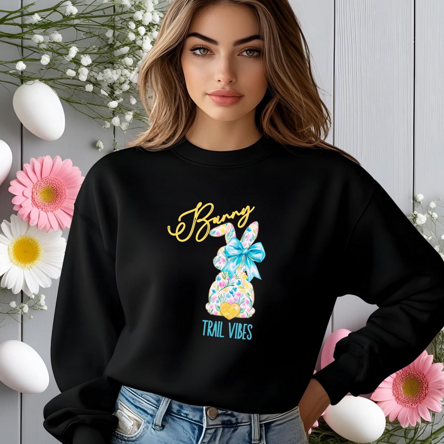 Bunny Trail Vibes Crewneck Sweatshirt