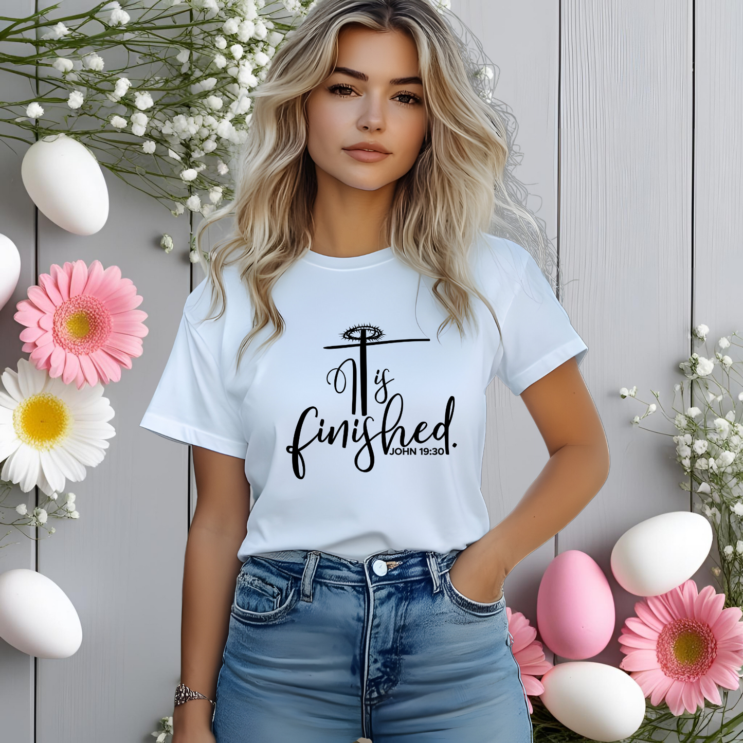 It Is Finished John 19:30 T-Shirt