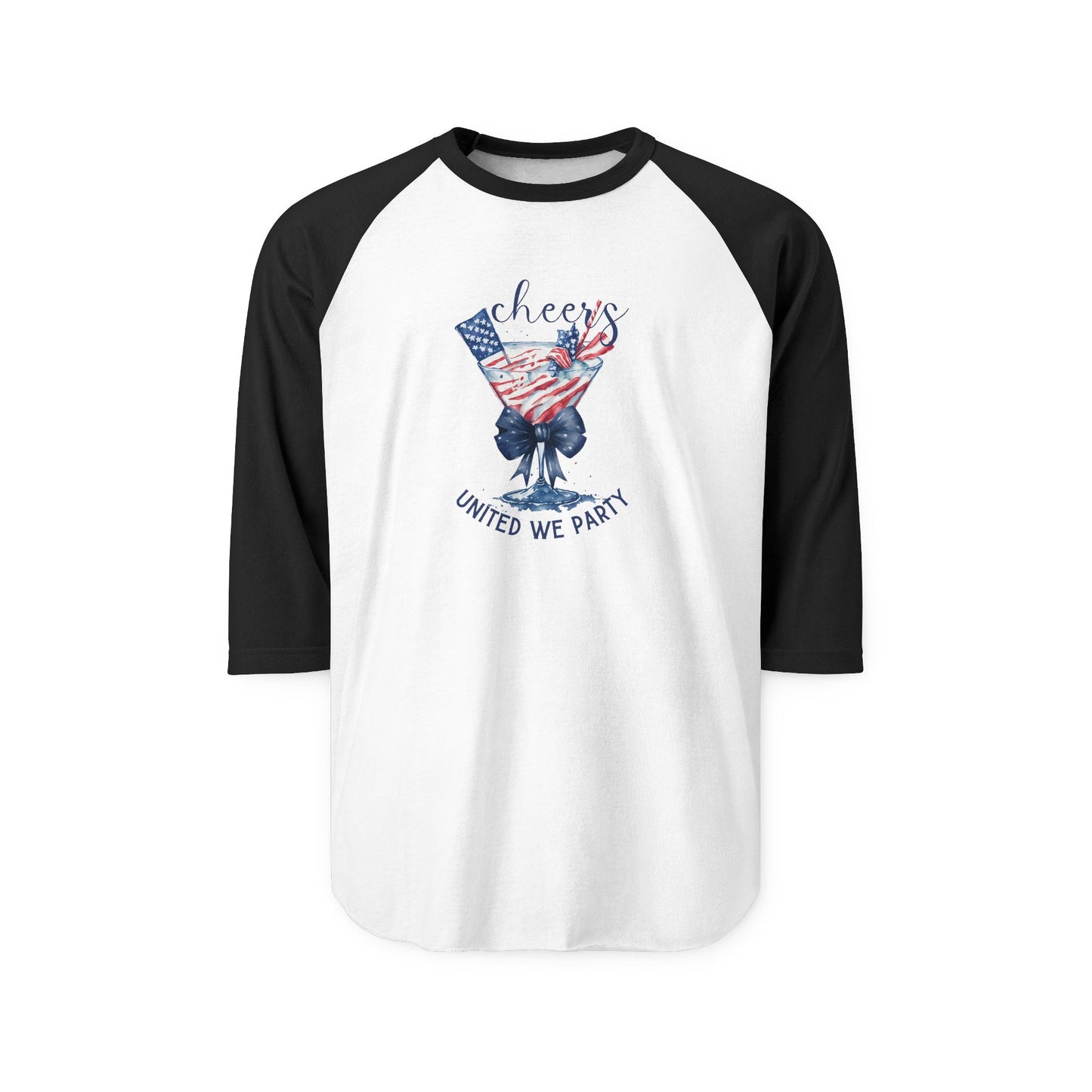 United We Party Baseball Tee