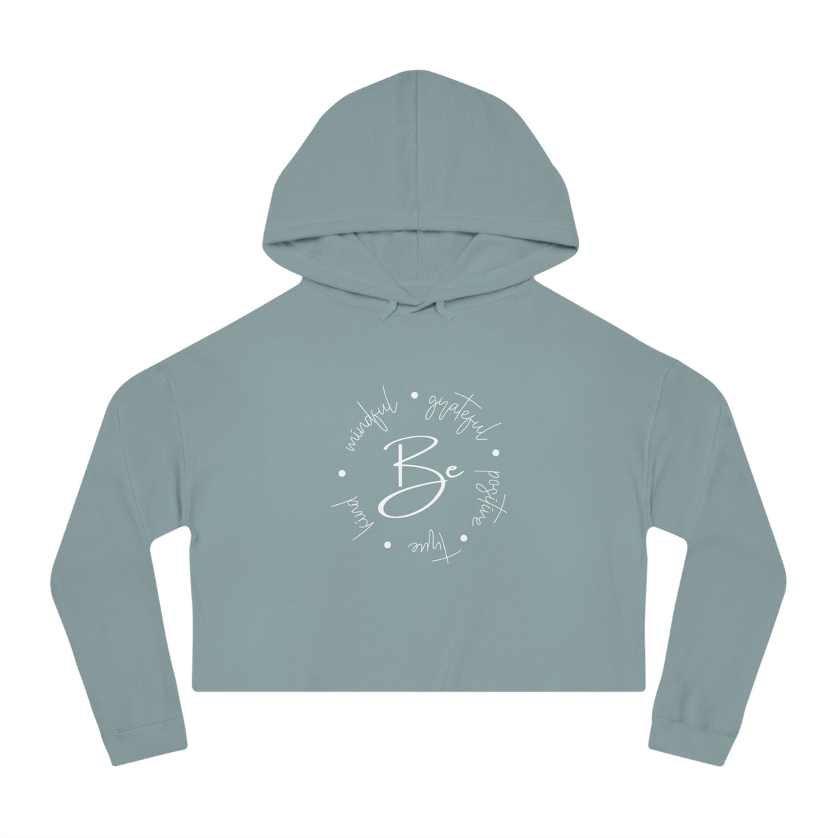 Be Kind, Grateful Crop Hoodie