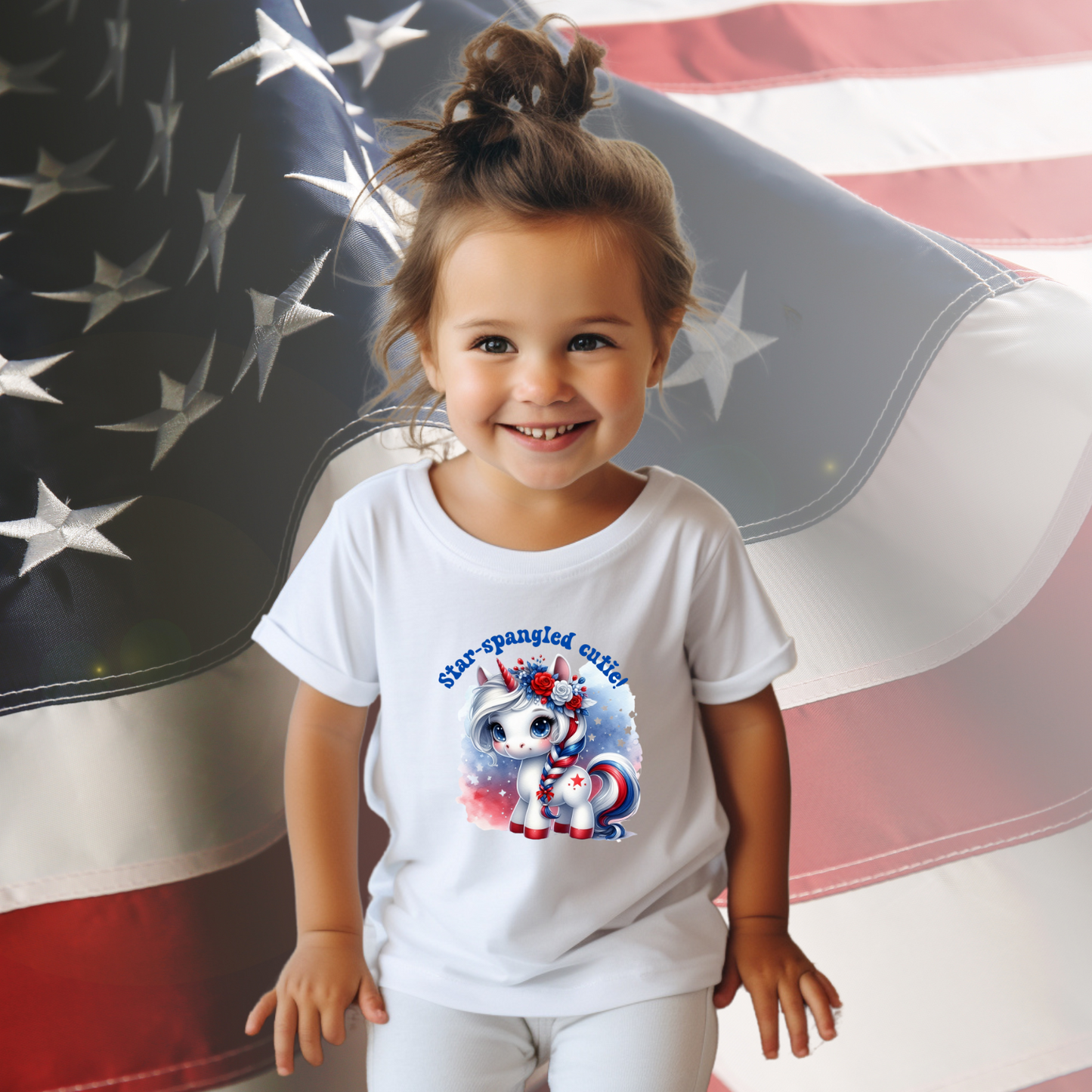 Star-Spangled Cutie Toddler T-Shirt