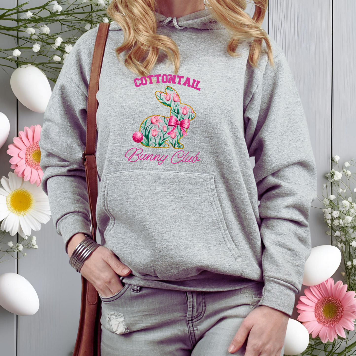 Cottontail Bunny Club Pullover Hoodie