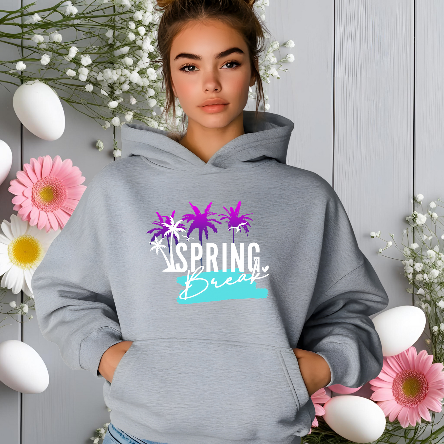 Spring Break Pullover Hoodie