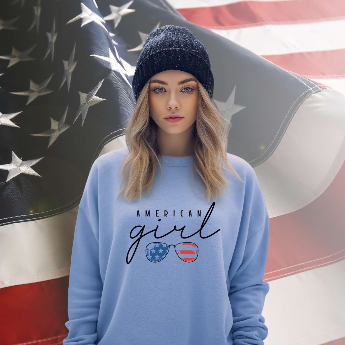American Girl Crewneck Sweatshirt